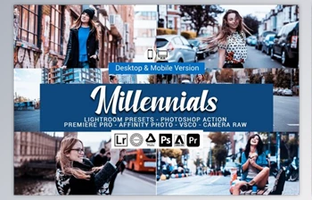 Download Millennials Lightroom <span class='badge badge-warning'>Presets</span> and LUTs By DreamColor