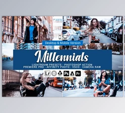 Download Millennials Lightroom Presets and LUTs By DreamColor