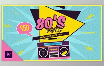 Download <span class='badge badge-warning'>New</span> 80s Mogrt Pack (Videohive 32236091)