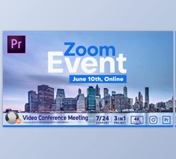 Download Video Conference Online Zoom Meeting (Videohive 32173370) - PR Project