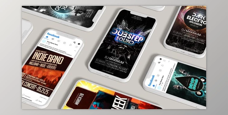 Download Music Event Banner Ad (Videohive 32286140) - AE Project