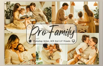 Download 10 Pro Family <span class='badge badge-warning'>Photoshop</span> <span class='badge badge-warning'>Actions</span>, ACR, LUT Presets by 3Motional