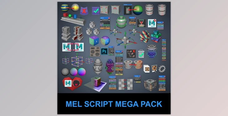 Download Gumroad – Malcolm341 All Mel Script Pack for Maya (2022 May)