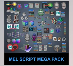 Download Gumroad – Malcolm341 All Mel Script Pack for Maya (May 2022)