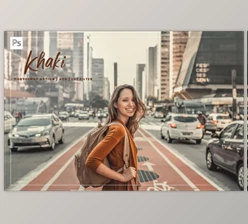 Download 10 Khaki Photoshop Action ACR LUT Filter 5964113