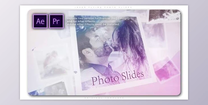 Download Inked Flying Photo Slides (Videohive 32299475) - PR Project