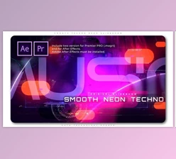Download Smooth Techno Neon Slideshow (Videohive 32299148) - PR Project