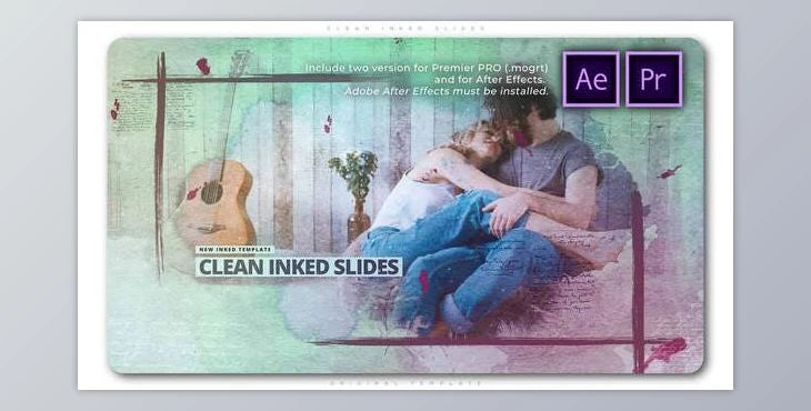 Download Clean Inked Slides (Videohive 32298525) - PR Project