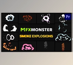 Download Smoke Explosions Pack - Premiere Pro MOGRT (Videohive 32288589)