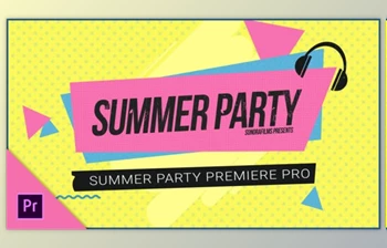 Download Summer Party Mogrt <span class='badge badge-warning'>Pack</span> (<span class='badge badge-warning'>Videohive</span> 32274699)