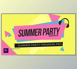 Download Summer Party Mogrt Pack (Videohive 32274699)