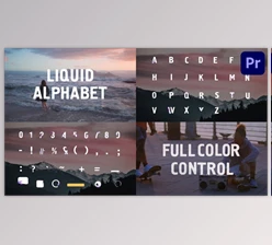 Download Liquid Alphabet - Premiere Pro MOGRT (Videohive 32271700)