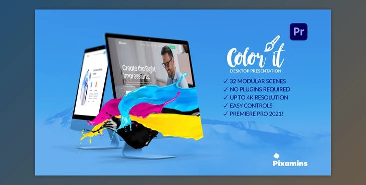 Download Color it - Desktop Presentation for Premiere Pro (Videohive 31809178) - PR Project