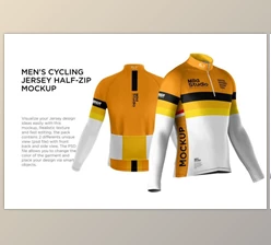 Download Men’s Cycling Jersey Mockup By Mildstudio