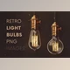 Download Retro Light Bulbs and Lighting By JumboDesign (PNG, JPG, TXT)