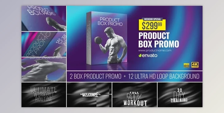 Download Box Product Promo (Videohive 32325117) - AE Project
