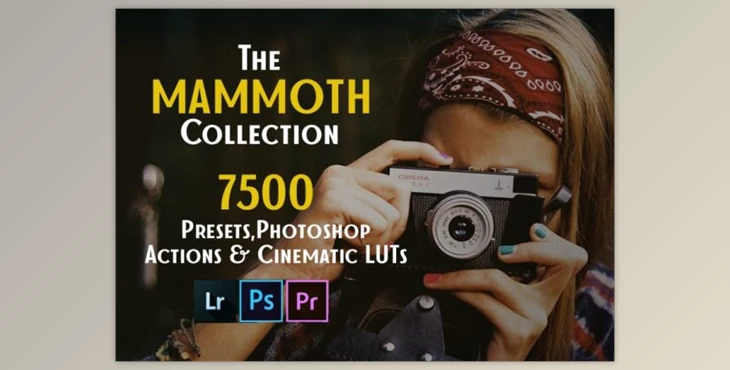 Download 7500 Lightroom Presets, Photoshop Actions and Cinematic LUTs