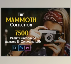 Download 7500 Lightroom Presets, Photoshop Actions and Cinematic LUTs