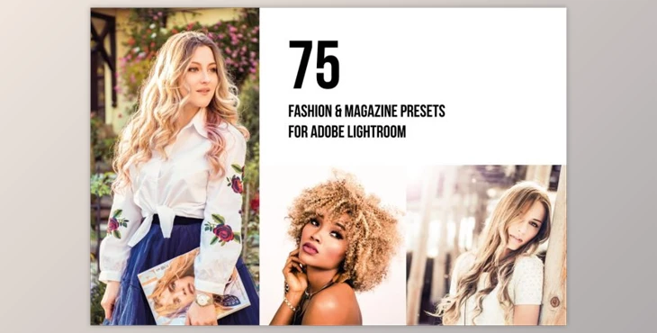 Download 75 Fashion Lightroom Presets By Lensgrade.com (XMP, LRTEMPLATE, TXT)