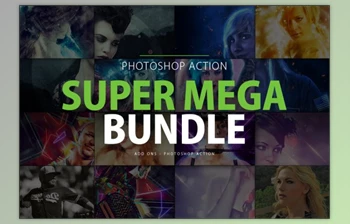 Download The Super <span class='badge badge-warning'>Mega</span> Bundle: 20+ Photoshop Actions by InkyDeals