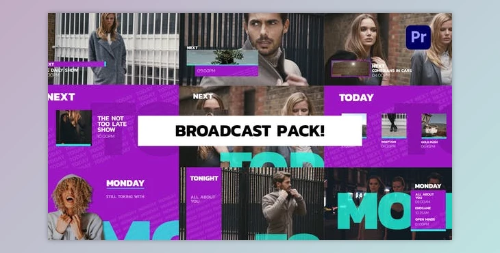 Download Broadcast Pack for Premiere Pro (Videohive 32315216) - PR Project
