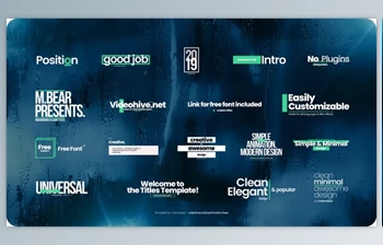 Download Modern <span class='badge badge-warning'>Titles</span> (<span class='badge badge-warning'>Videohive</span> 23170760) - AE Project