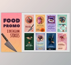 Download Food Promo Instagram Stories Pack (Videohive 32320898) - AE Project
