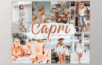 Download Capri Lightroom Presets By Design Addict (PDF, DNG, <span class='badge badge-warning'>XMP</span>)