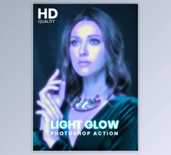 Download Light Glow Photoshop Action (Atn)