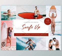 Download 12 x Lightroom Presets, Surf Up By Kzara Visual Concepts