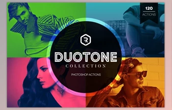Download Duotone Collection <span class='badge badge-warning'>Photoshop</span> Actions By RockShutter
