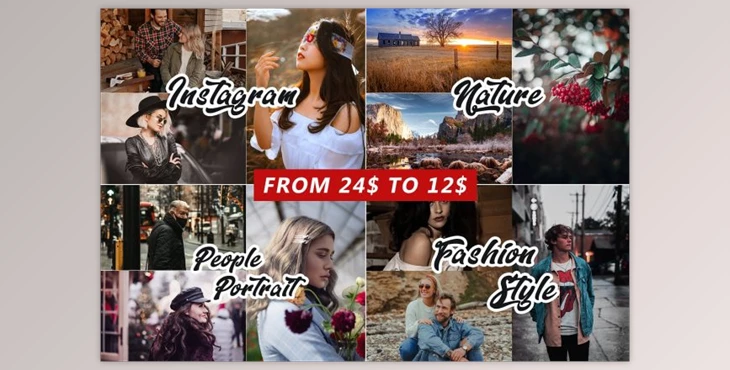 Download 4 IN 1 Photoshop Actions Bundle By Viktor Gjokaj