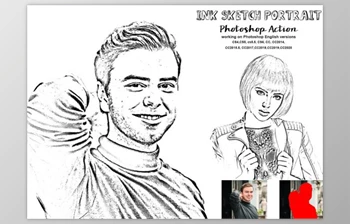 Download Ink Sketch Portrait Photoshop Action By <span class='badge badge-warning'>Studio</span> Retouch (Atn, pdf, txt)