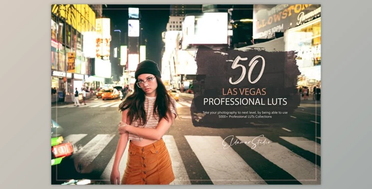 Download 50 Las Vegas LUTs Pack By Eldamar Studio