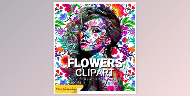 Download Flowers Clipart Photoshop Action