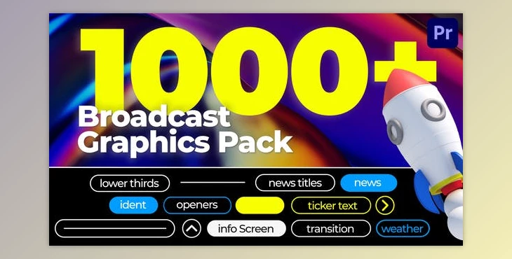 Download Broadcast News Ultra Pack Premiere Pro (Videohive 32071172) - PR Project