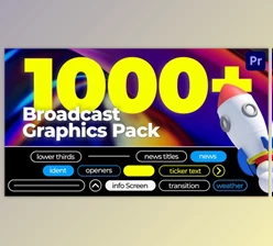 Download Broadcast News Ultra Pack Premiere Pro (Videohive 32071172) - PR Project