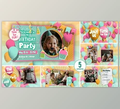 Download Happy Birthday invitation and Slideshow (Videohive 32337846) - AE Project