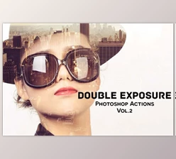 Download DOUBLE EXPOSURE PHOTOSHOP ACTIONS V2 By Creativetacos