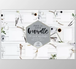 Download Fall In Love Bundle Mockups + Bonus By Salt Color Studio