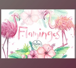Download Flamingo Clipart Watercolor By Monique Digital Art