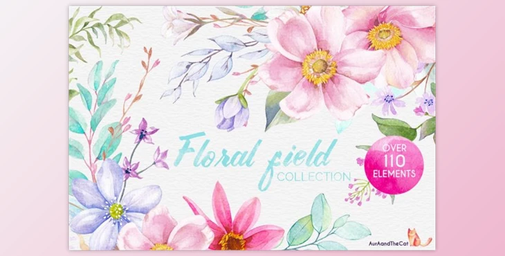 Download FLORAL FIELD Collection 1 By AurAandTheCat