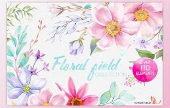 Download FLORAL <span class='badge badge-warning'>FIELD</span> Collection 1 By AurAandTheCat