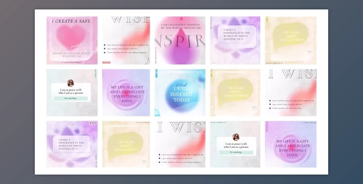 Download Affirmations phrases post instagram (Videohive 32527105) - AE Project