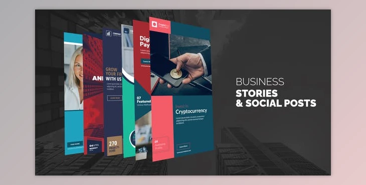 Download Business Stories & Social Post B75 (Videohive 32515262) - AE Project