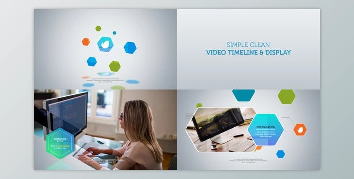 Download Simple Clean Timeline and Display (Videohive 22407578) - AE Project