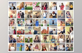 Download Collage Photo <span class='badge badge-warning'>Display</span> Action V1 (JPG, ATN)