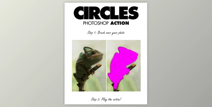 Download Circles Photoshop Action by Sevenstyles (ABR, ATN)