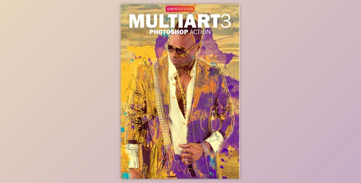Download MultiArt 3 Photoshop Action by UnicDesign (PNG, ATN)