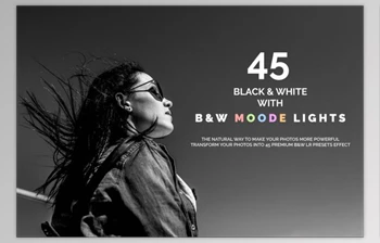Download 45 B&W & B&W Moody Lights <span class='badge badge-warning'>LR</span> <span class='badge badge-warning'>Presets</span> By Creative Creator